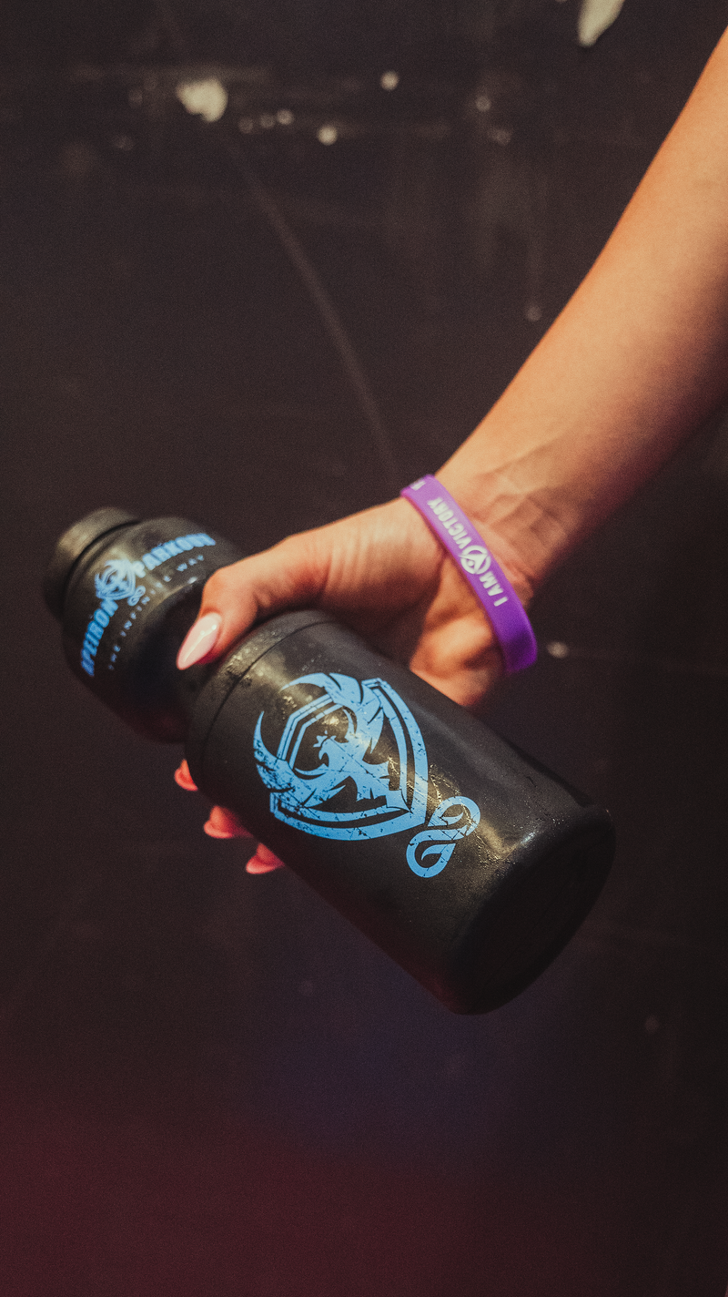 Logo Drink Bottle - Black/Blue