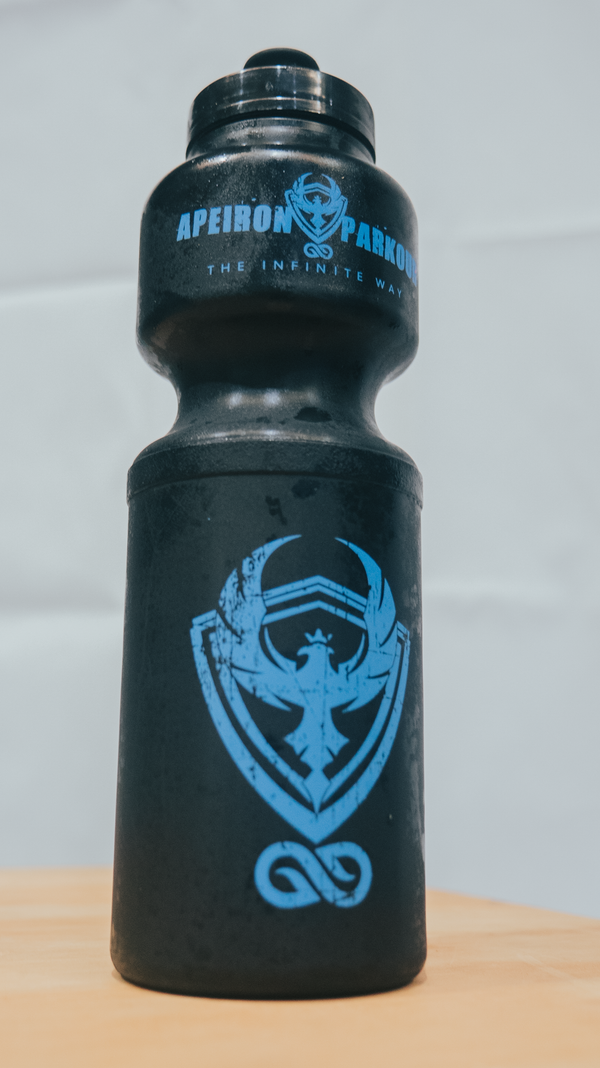 Logo Drink Bottle - Black/Blue